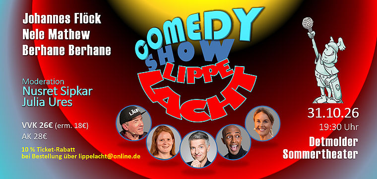 LIPPE LACHT -  Stand-Up Comedy Show
