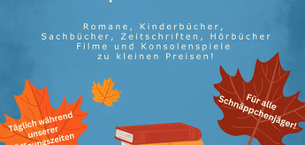 Bücherflohmarkt im Herbst in der Stadtbücherei Lemgo